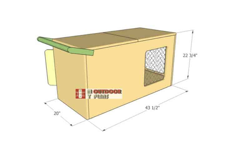 diy rabbit hutch outdoor