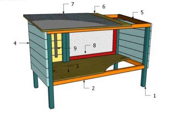 outdoor rabbit hutch diy